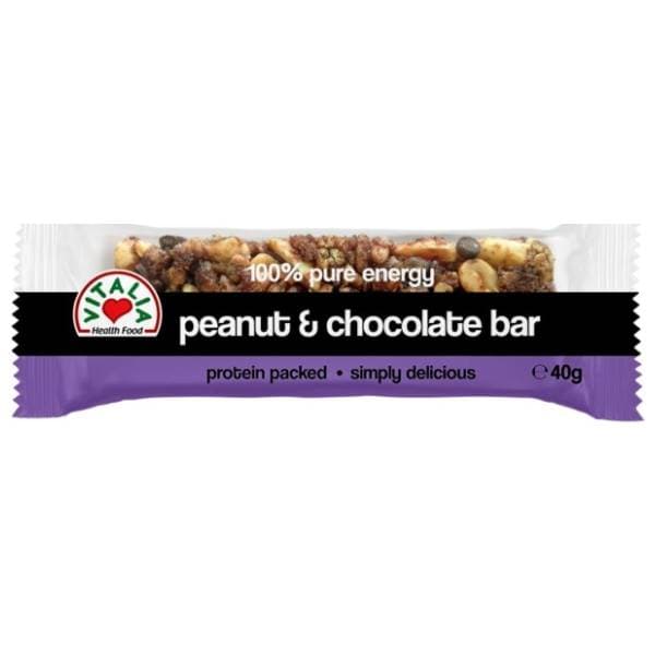 VITALIA Nuts bar kikiriki i crna čokolada 40g 0