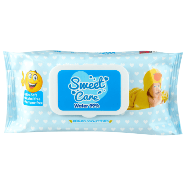 Vlažne maramice SWEET CARE 99% voda 56kom 0