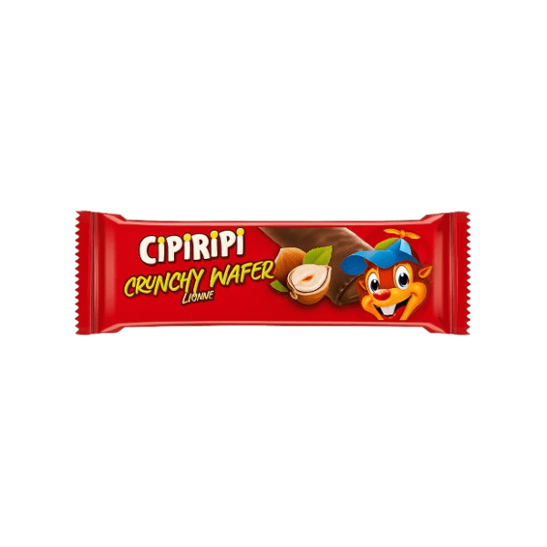 Čokoladica CIPIRIPI Crunchy wafer lešnik 23g 0