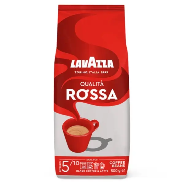 Espresso kafa LAVAZZA Qualita rossa zrno 500g 0