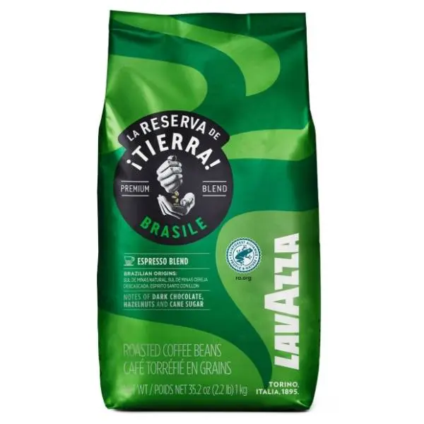 Espresso kafa LAVAZZA Tierra Brasile blend u zrnu 1kg 0