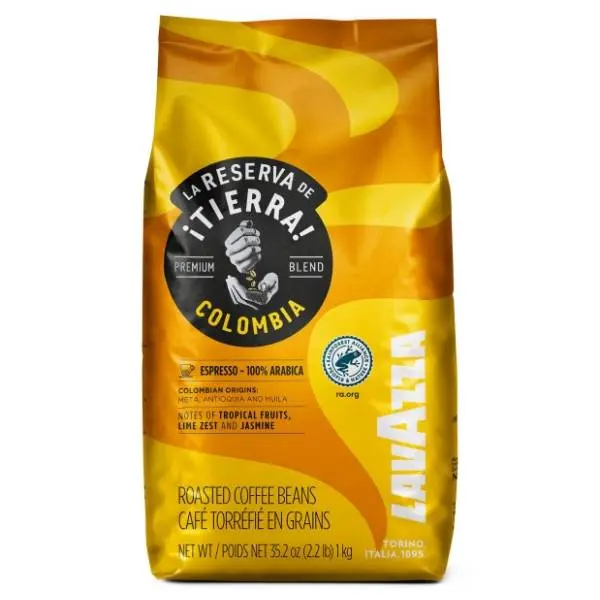 Espresso kafa LAVAZZA Tierra Colombia u zrnu 1kg 0