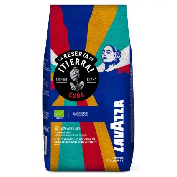 Espresso kafa LAVAZZA Tierra Cuba u zrnu 1kg 0