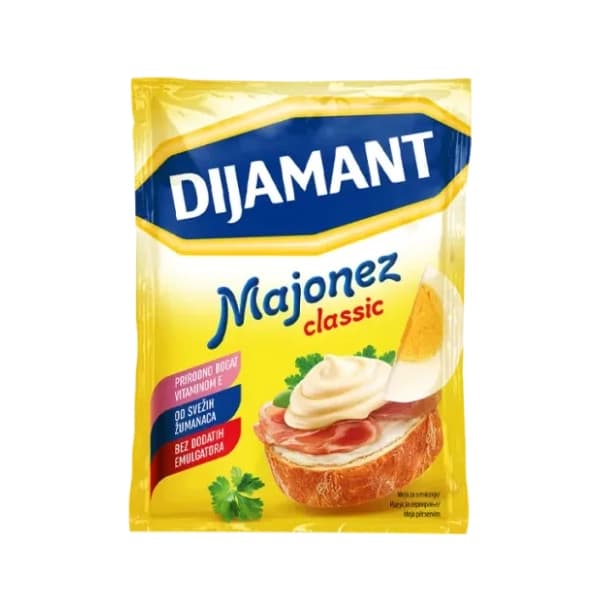 Majonez DIJAMANT delikates kesica 95ml 0