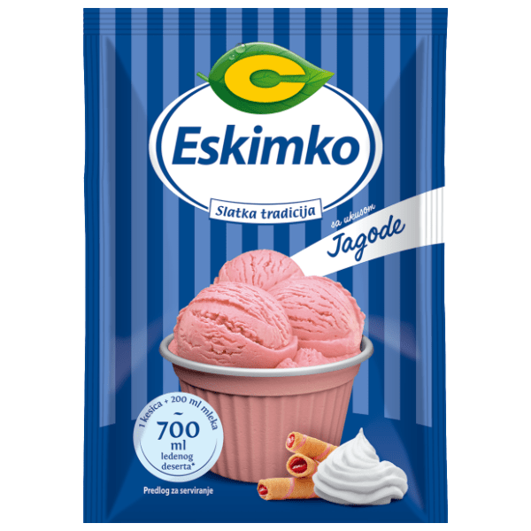 Sladoled ESKIMKO ledeni desert jagoda 75g 0