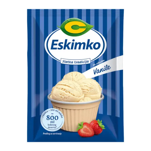 Sladoled ESKIMKO ledeni desert vanila 75g 0