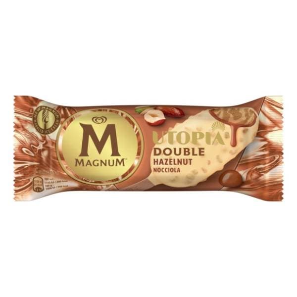 Sladoled MAGNUM Double gold huzelnut 85ml 0