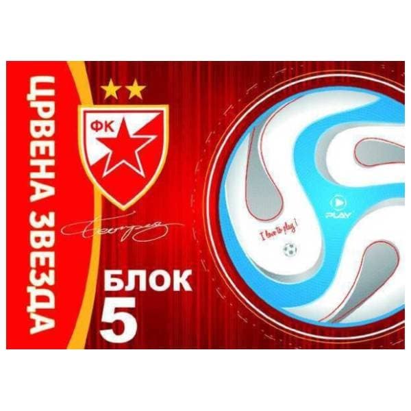 CRVENA ZVEZDA blok za crtanje br. 5 0