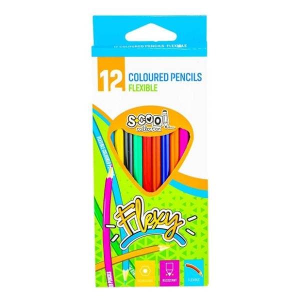 Drvene bojice S-COOL flexy 12kom 0