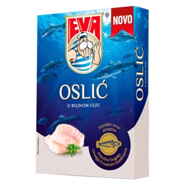 EVA oslić u biljnom ulju 100g 0