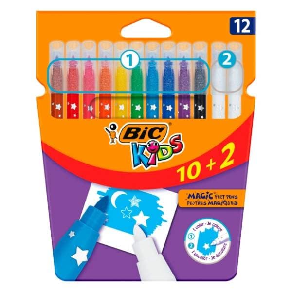Flomasteri BIC Kids 10+2 gratis 0