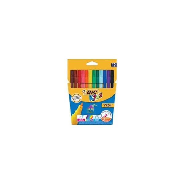 Flomasteri BIC Kids Visa 12kom 0