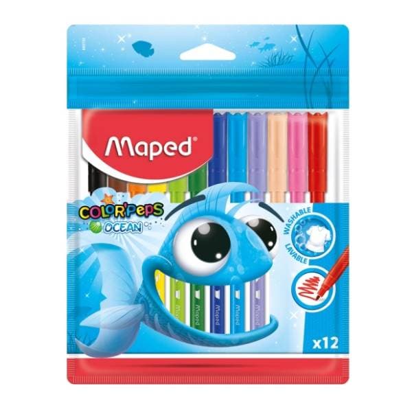 Flomasteri MAPED ocean 12kom 0