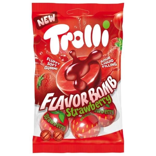 Gumene bombone TROLLI flavor jagoda 75g 0