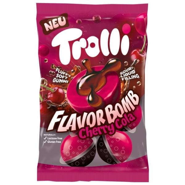 Gumene bombone TROLLI flavor višnja cola 75g 0