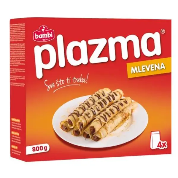 Keks Bambi PLAZMA Mlevena 800g 0