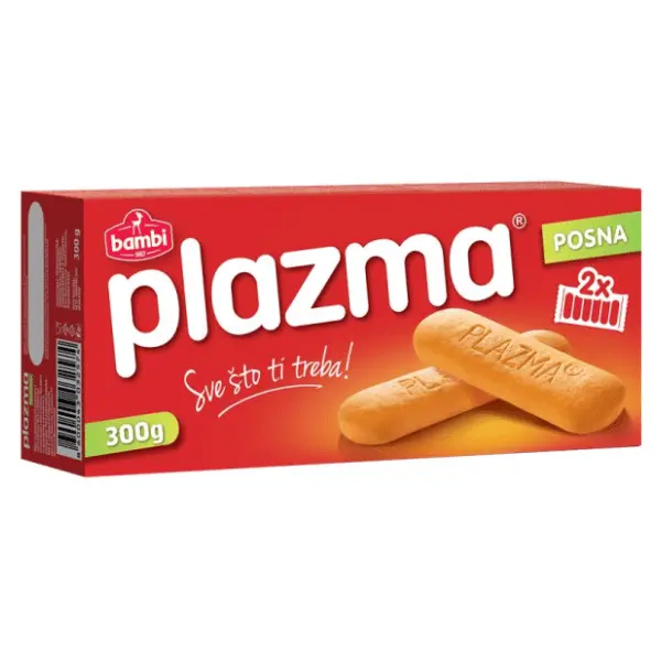 Keks Bambi PLAZMA Posna 300g 0