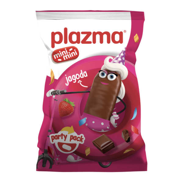 Keks PLAZMA mini mini čoko jagoda milshake 170g 0