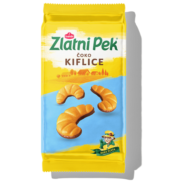 Keks ZLATNI PEK čoko kiflice 165g 0