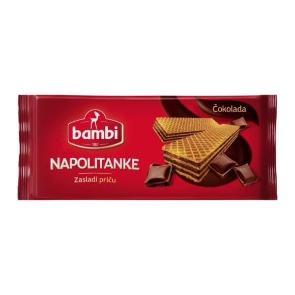Napolitanka BAMBI čokolada 185g 0