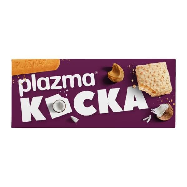 Napolitanka PLAZMA kocka bela čokolada 135g 0