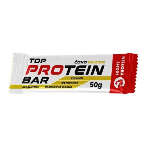 Protein bar TOP FOOD čoko kinder 50g 0