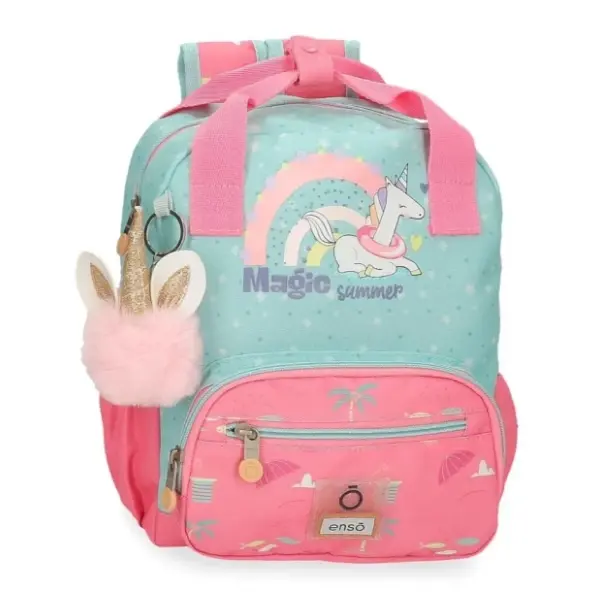 Ranac za školu ENSO Magic summer 28cm pink 0