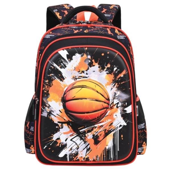 Ranac za školu ojačana leđa S-COOL 3D Eva basketball 0
