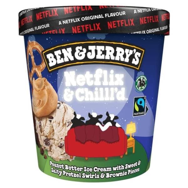 Sladoled BEN&JERRY'S Netflix & chilld 465ml 0