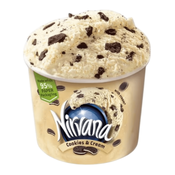 Sladoled NIRVANA cookies & cream 150ml 0