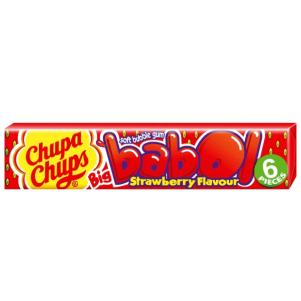 Žvake CHUPA CHUPS Big babol jagoda 27g 0