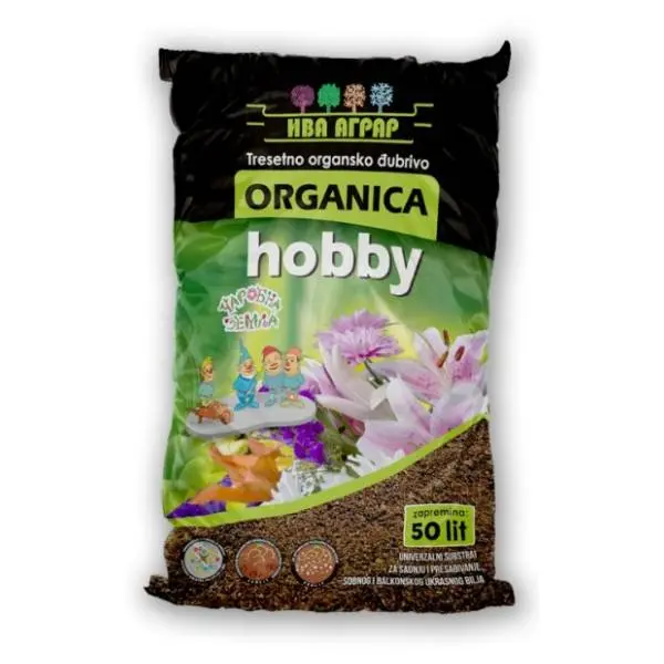 AGROMARKET Organica hobby substrat zemlja za cveće 50l 0