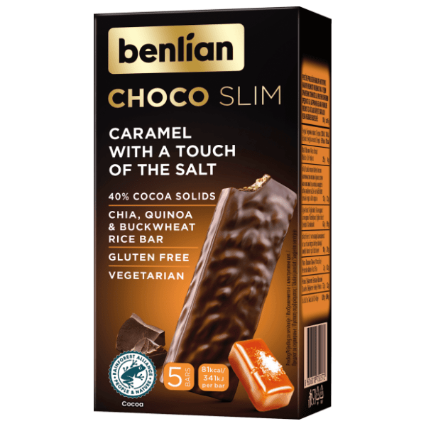 Štanglica BENLIAN Choco slim čokoladna slana karamela 80g 0
