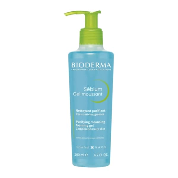 BIODERMA Sebium gel moussant za čišćenje lica 200ml 0
