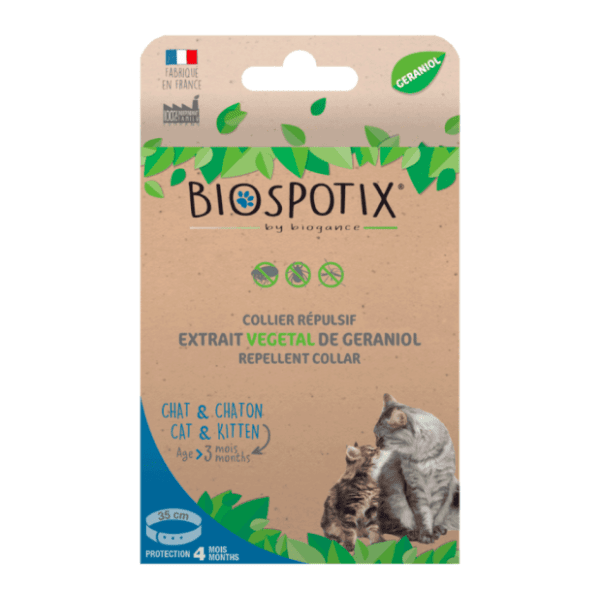 BIOGANCE Biospotix antiparazitska ogrlica za mačke 35cm 0