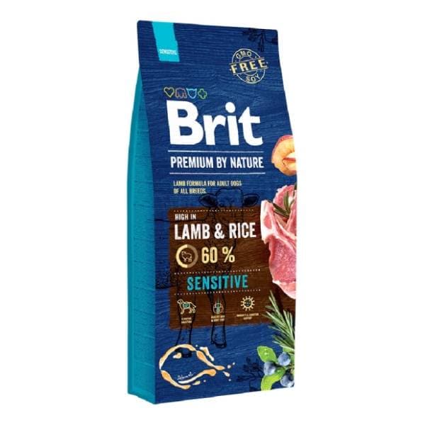 BRIT Premium by nature sensitive hrana za pse jagnjetina 3kg 0