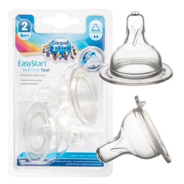 CANPOL BABIES Easy Start silikonska cucla 21/731 1kom 0