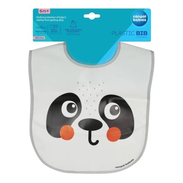 CANPOL BABIES portikla za bebe sa džepom Panda 0