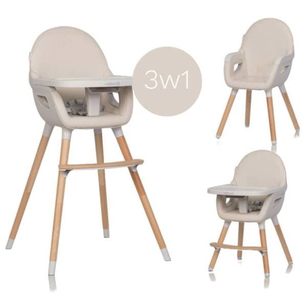 COLIBRO stolica za hranjenje 3u1 Scandi almond 2