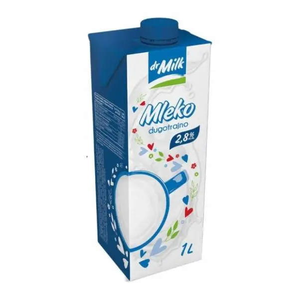 Dugotrajno mleko DR.MILK 2,8%mm 1l 0