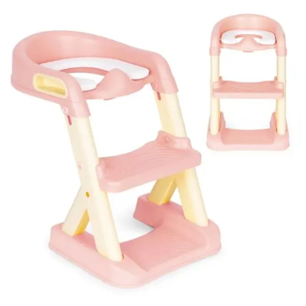 ECO TOYS adapter sa stepenikom za decu roze 1