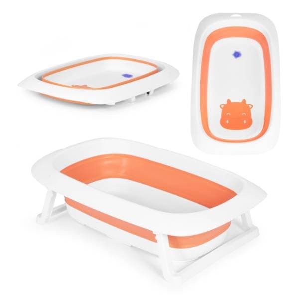 ECO TOYS sklopiva kadica za bebe Cow narandžasta 1