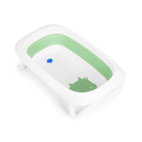 ECO TOYS sklopiva kadica za bebe Cow zelena 0