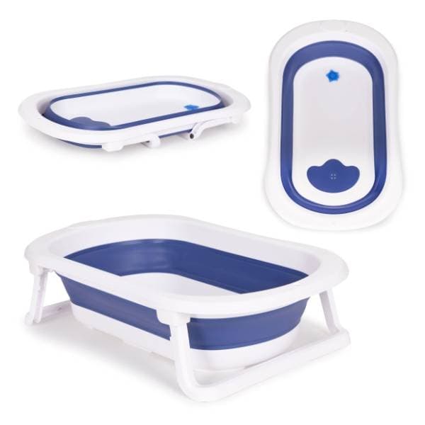 ECO TOYS sklopiva kadica za bebe plava 1
