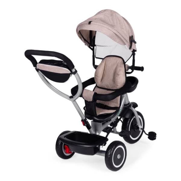 ECO TOYS tricikl 2u1 sa rotirajućim sedištem bež 0