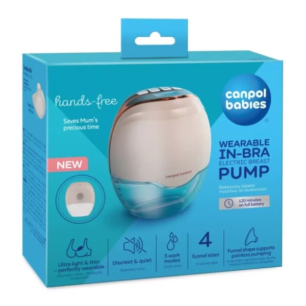 Električna pumpica za izmlazanje CANPOL BABIES Hands free 0