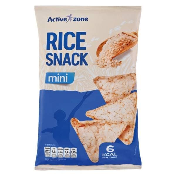 Galete ACTIVE ZONE Rice snack mini 50g 0