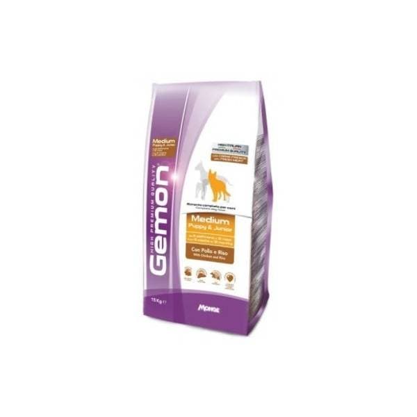 GEMON Medium puppy & junior hrana za pse piletina 15kg 0