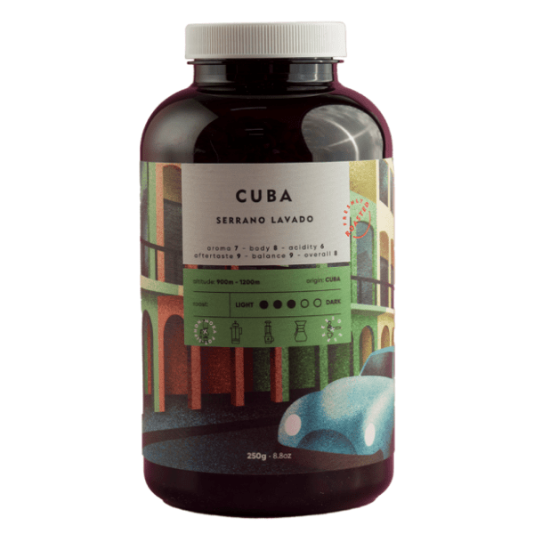 Kafa KAFETERIJA Cuba Serrano Lavado u zrnu 250g 0