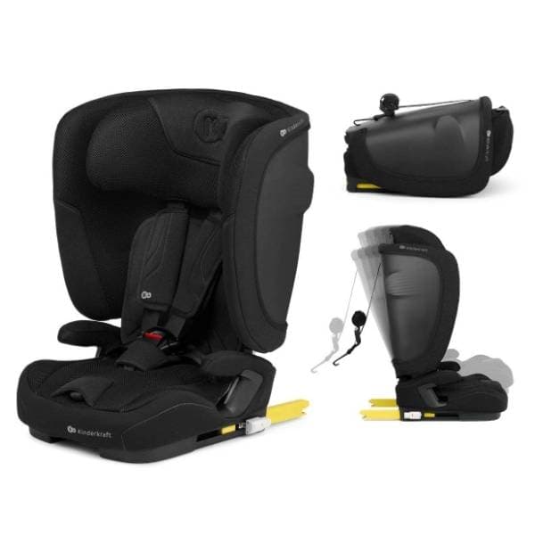 KINDERKRAFT auto sedište Fix2Go I-Size (76-150cm) black 1